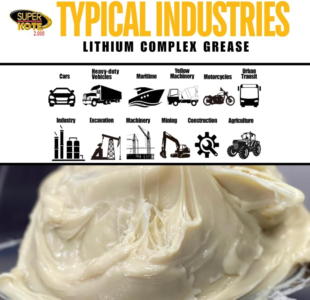 Grasa litio blanco multiusos EP alta temperatura 1lb