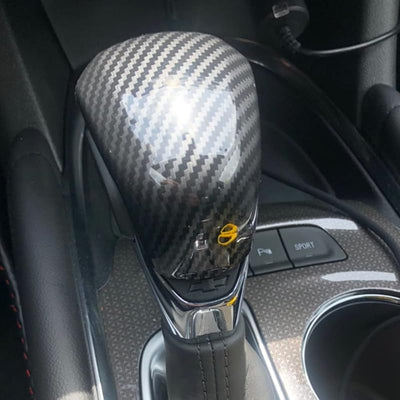 Cubierta perilla palanca cambios fibra carbono Chevy