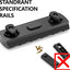 Set accesorios riel 3-3-5-5-7-7 aluminio