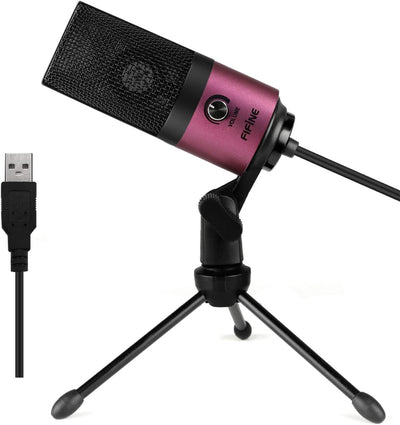 Micrófono condensador USB para podcast portátil K669