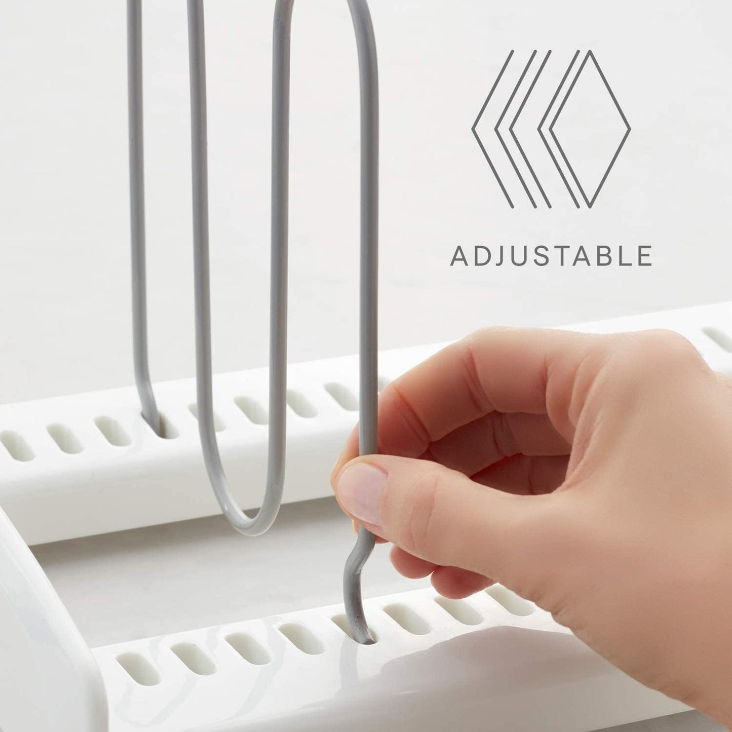 Estante ajustable para sartenes y tapas cocina