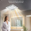 Ventilador baño con calentador 110 CFM luz LED 2700K blanco