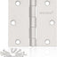 24 Bisagras Blancas para Puertas Interiores 3.5x3.5"