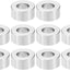 Espaciadores acero inox M8 10pzas 0.32x0.63x0.31pulg