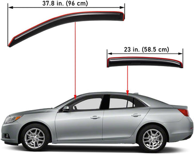 Visera automática clip duradero Chevrolet Malibu 13-16 4uds