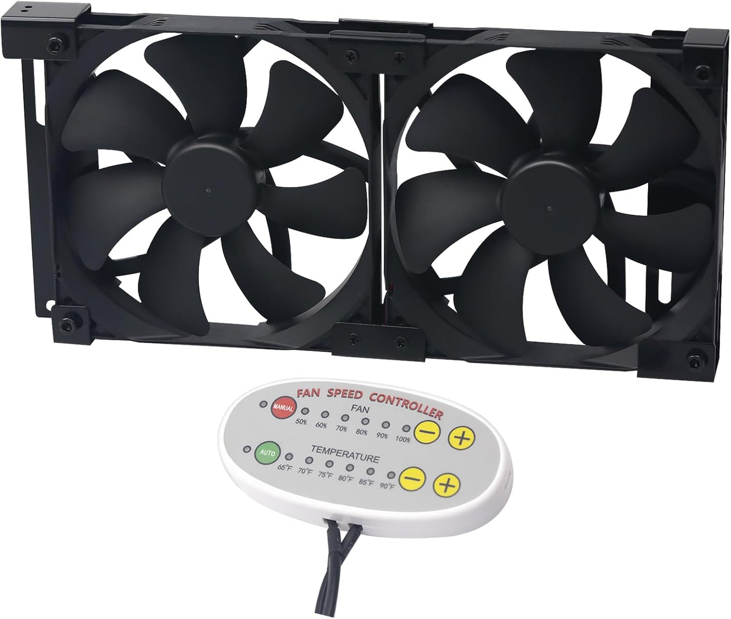 Ventilador refrigerador RV 12V 5.5pulg control remoto