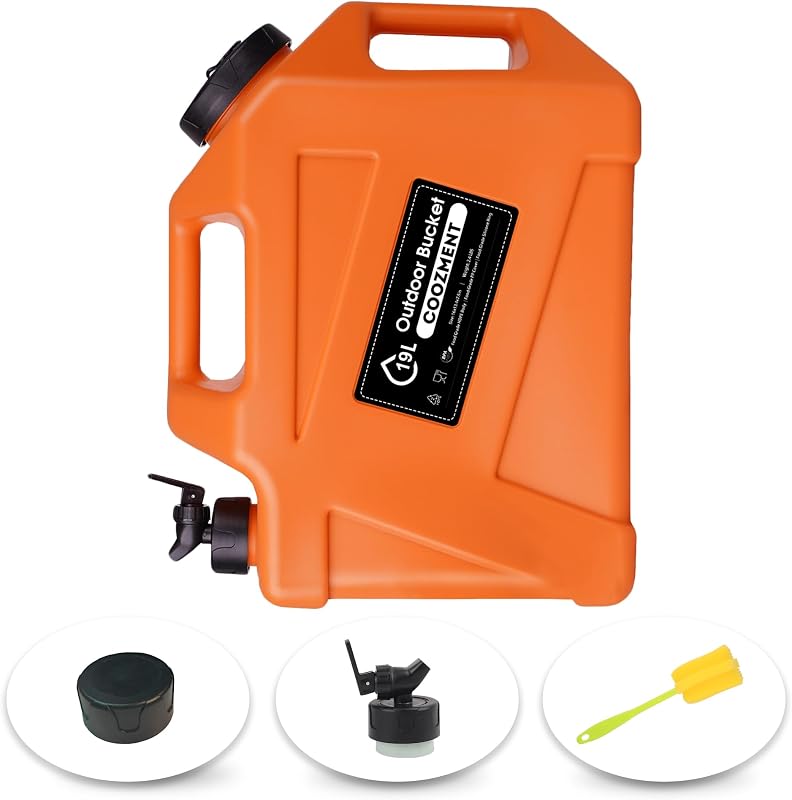 Contenedores agua 3.2/5 galones grifo sin BPA verde militar