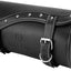 Bolsa horquilla motocicleta cuero PU negra reforzada