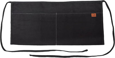 Delantal de lona 2 bolsillos cinturón herramientas unisex