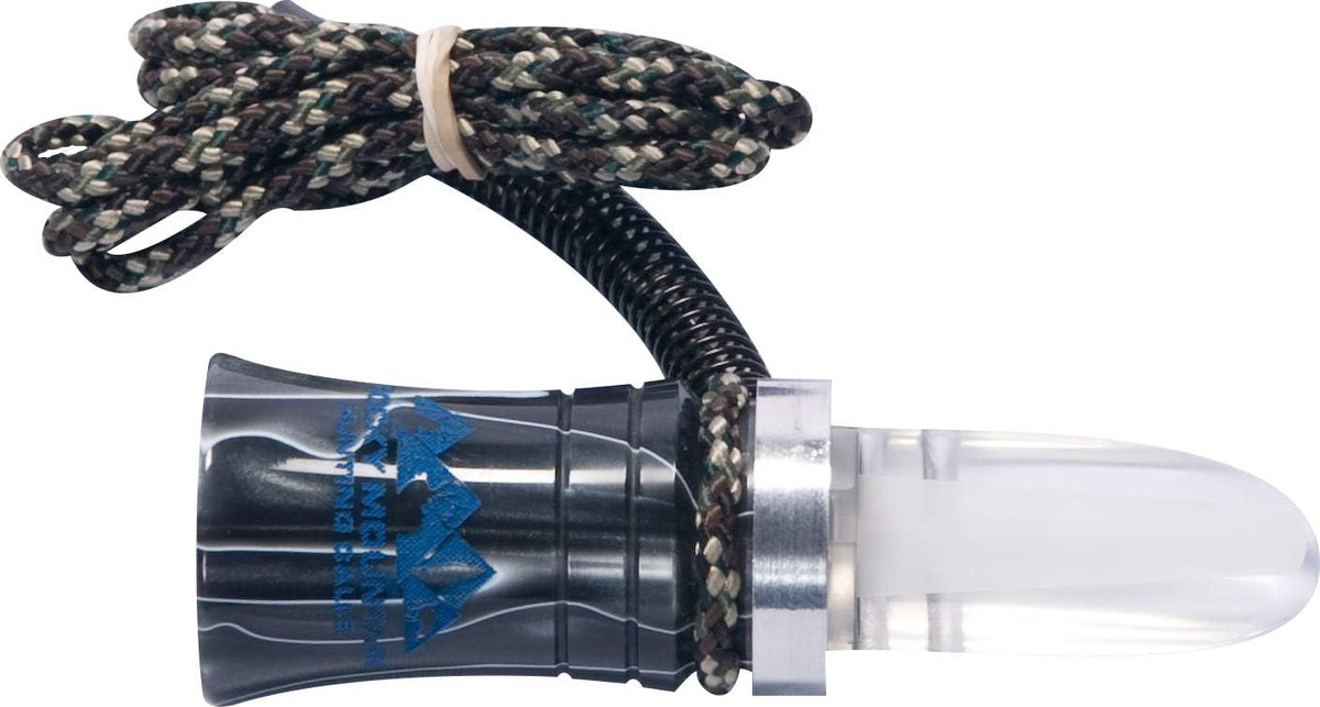 Voo Doo Open Reed Cow Call profesional con barril acrílico