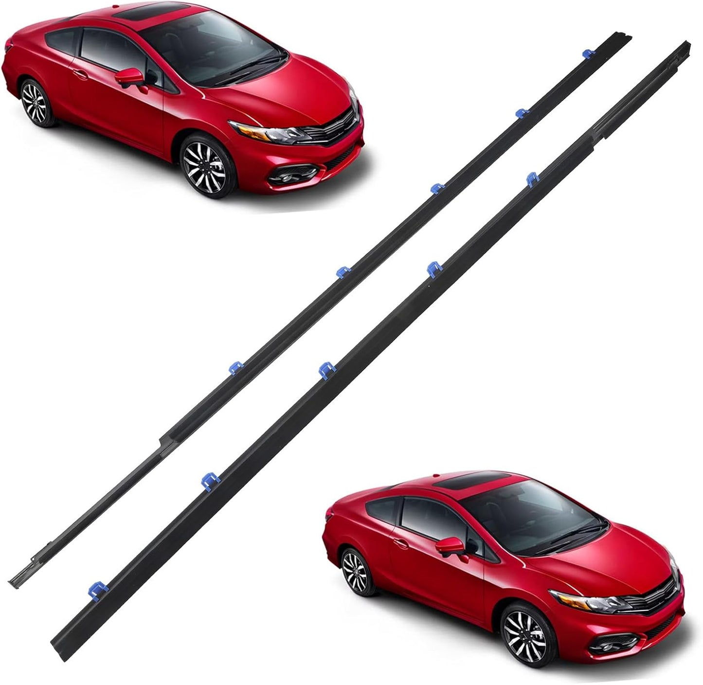 Burlete moldura ventana Honda Civic 2D 72410-TS8-A01 (2
