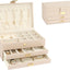 Caja joyas 3 capas 2 cajones gran capacidad mujer niña