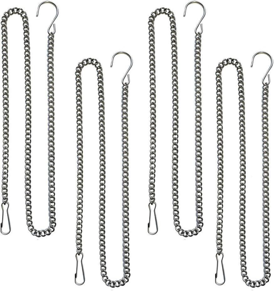 Cadenas colgantes acero inox para comederos pájaros