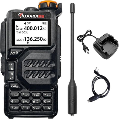 Banda completa walkie talkie Wurui K5 UHF VHF coche esquí