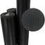 Tapete goma acanalada 1/8x36pulg color negro