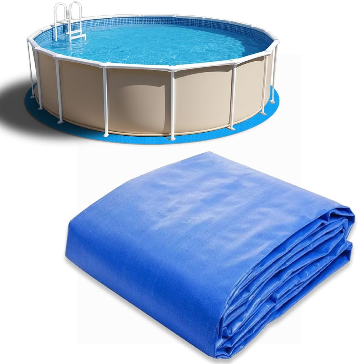Almohadilla redonda 18ft para piscina resistente