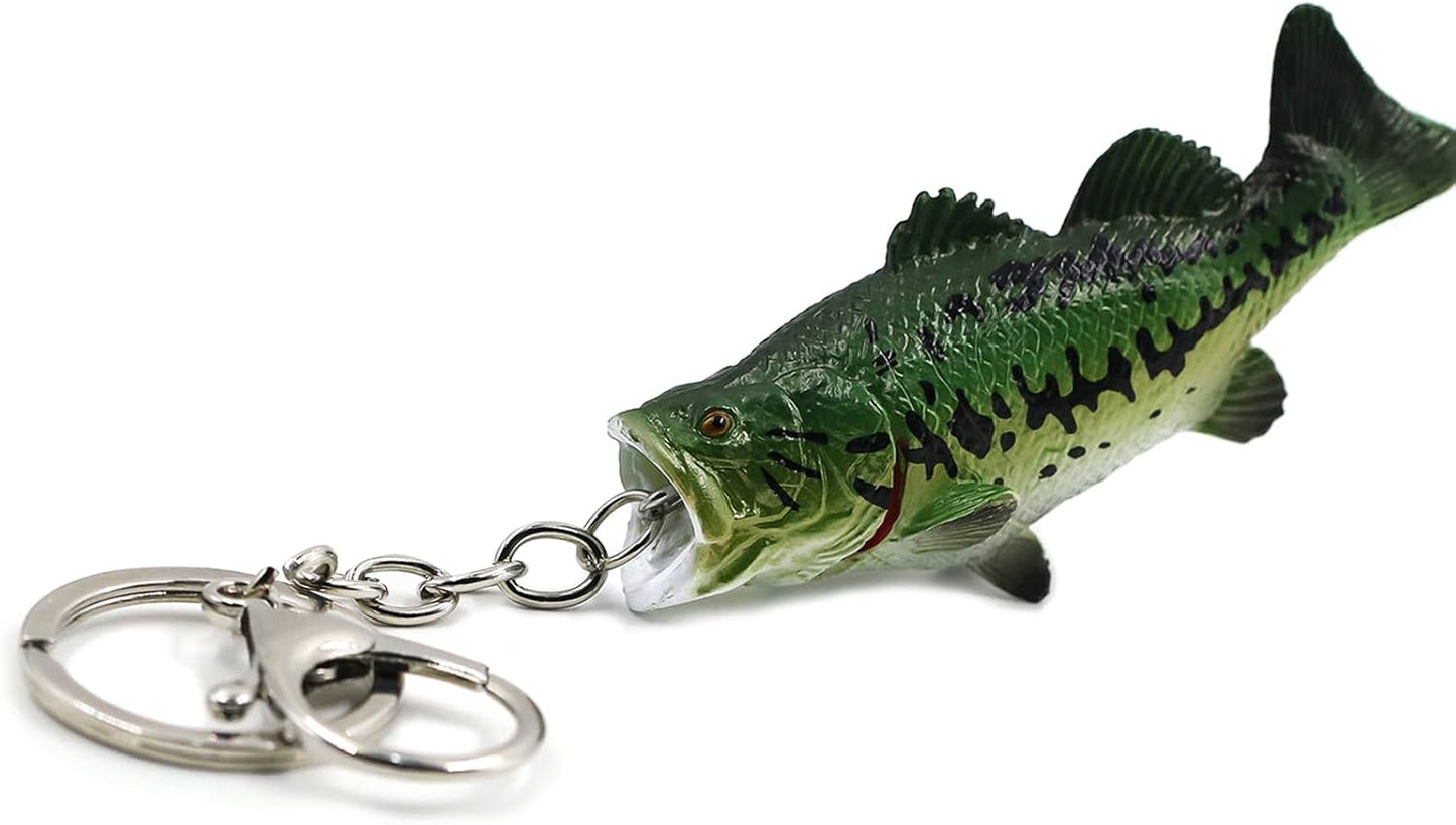 Llavero pez lubino señuelo pesca 3D regalo día padre