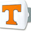 Cubierta enganche color UT Blanca emblema metal cromo