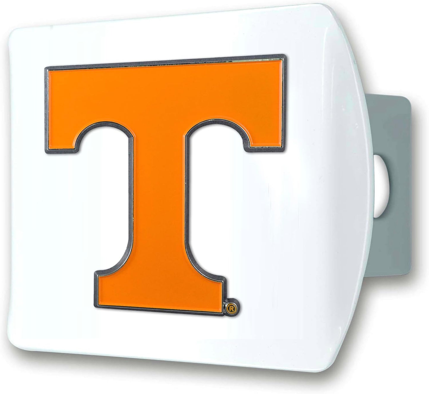 Cubierta enganche color UT Blanca emblema metal cromo