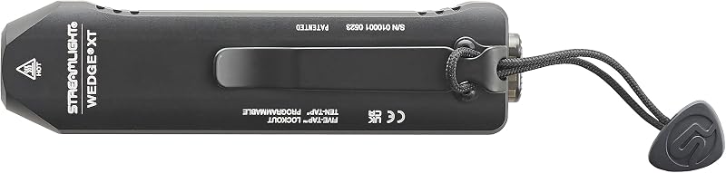 Linterna plana 500 lúmenes 1900 candelas USB negro