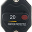 Inversor fusible 20 A con reinicio manual para auto 12-32 V