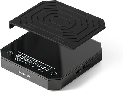 Báscula digital café con temporizador 4.4lbs recargable tipo C