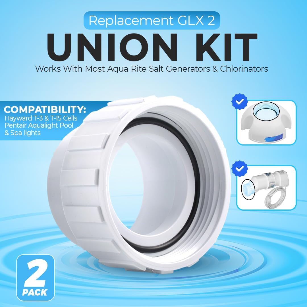 Kit unión 2" para generadores cloro GLX PVC