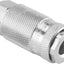 Acoplador L-Style 1/4 FNPT Acero Color Plata