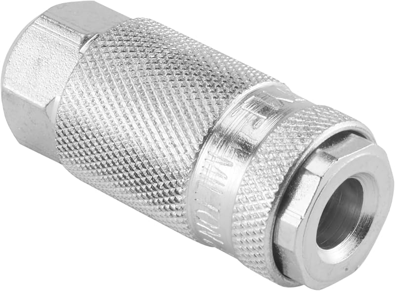 Acoplador L-Style 1/4 FNPT Acero Color Plata
