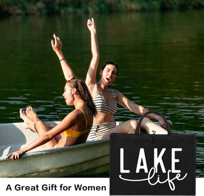 Bolsas tote Lake Life para mujer regalo casa