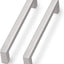 30 Manijas Níquel Cepillado 5.5" Acero Inox Tocador