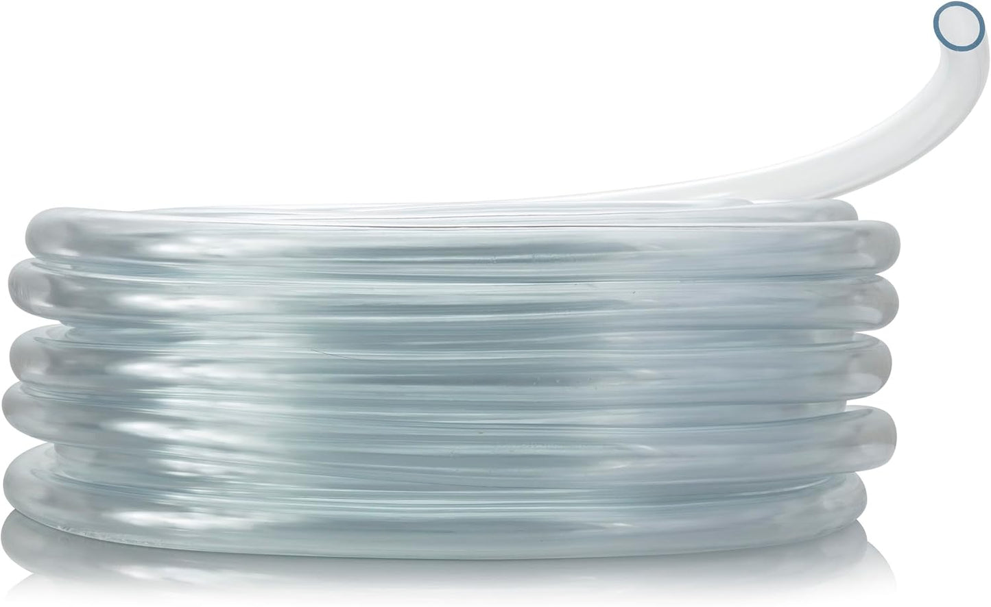 Tubo PVC 100ft diámetro 1/2" transparente para estanques