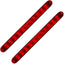 Barra luz LED roja 15pulg doble brillo para camioneta IP65