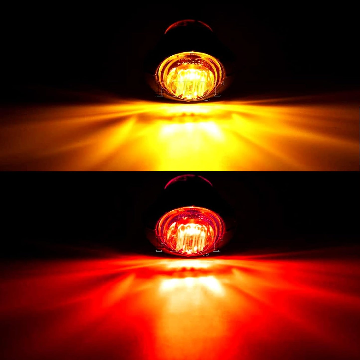 Luces LED remolque 3/4" indicadores traseros impermeables