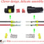 Conector eléctrico impermeable 16 AWG 2 pines para auto camión barco