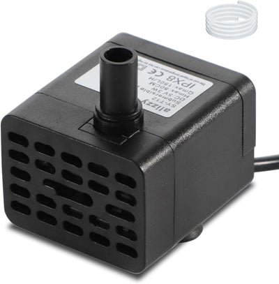 Bomba agua USB 5V 50GPH con tubo ajustable para acuario y fuente
