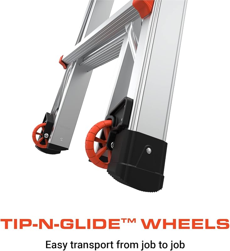 Escalera plegable aluminio 26ft tipo 1A 300lb con
