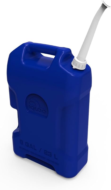 Contenedor agua portátil 6gal color azul