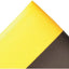 Esterilla antifatiga acanalada 3x6ft Negro/Amarillo