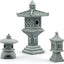 3 Pzas Estatuas Pagoda Farol Jardín Decoración Zen