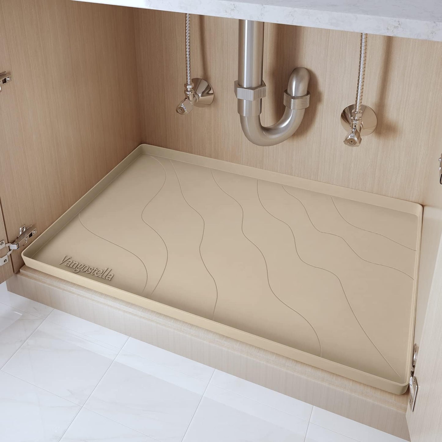 Tapete silicona impermeable fregadero 22x19"