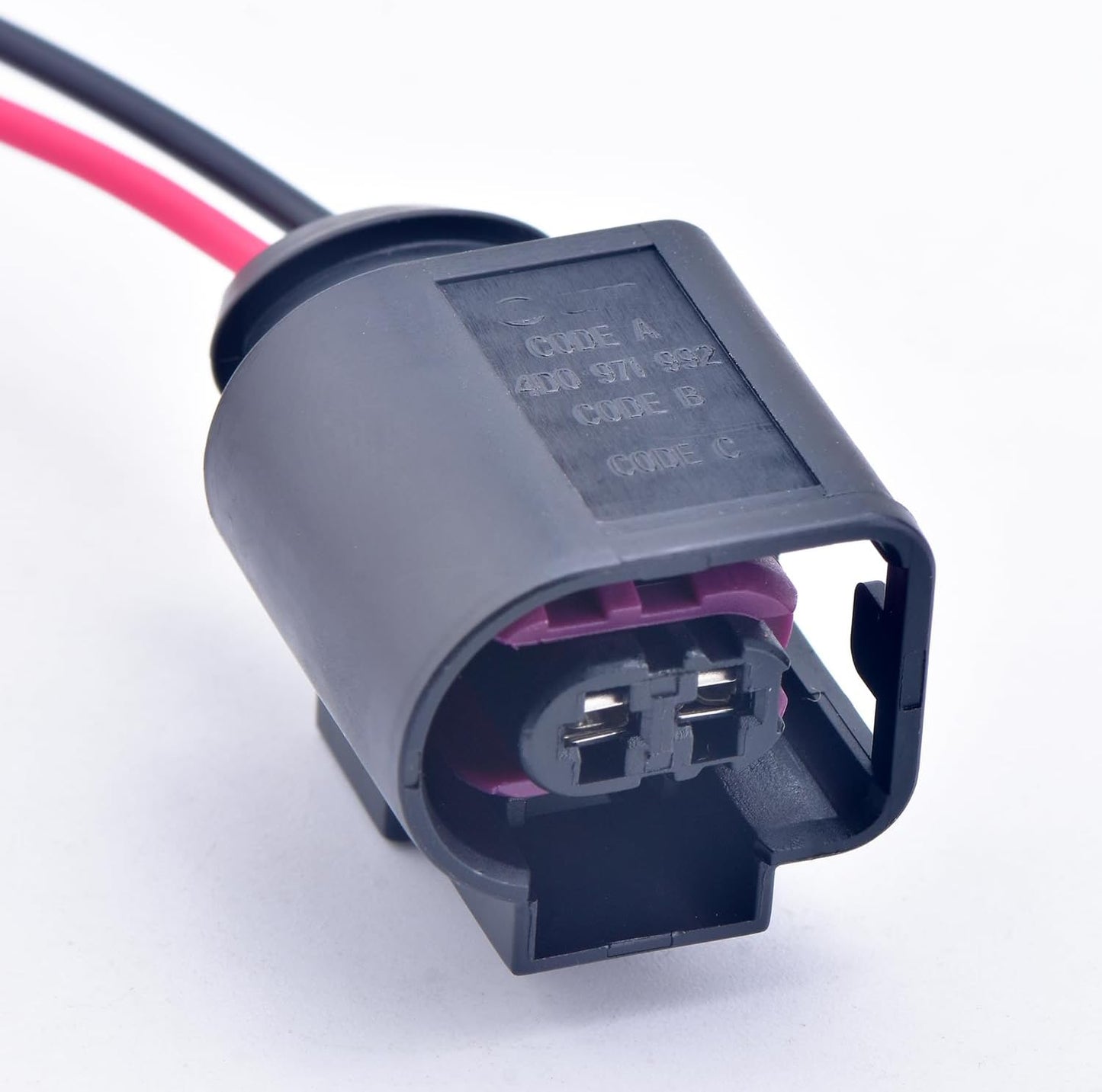 Cable inyector combustible VW Audi 2pines interior rojo