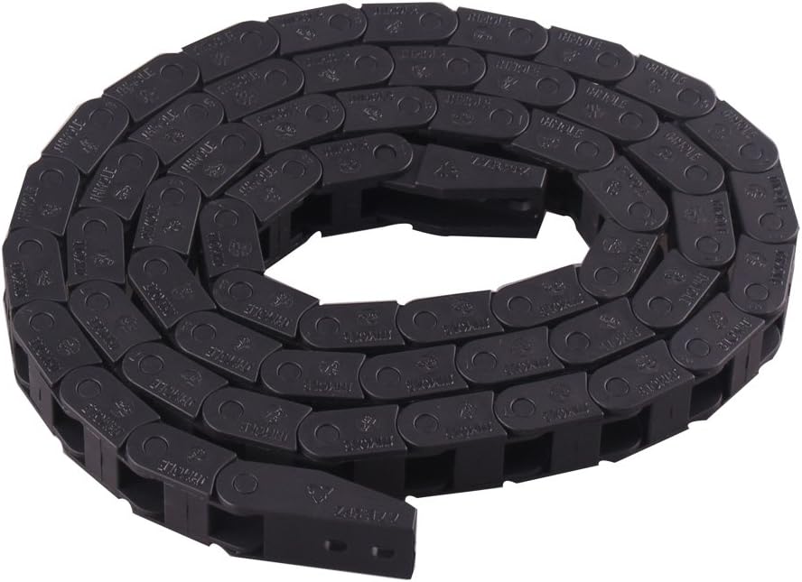 Máquina herramienta plástico para cable remolque CNC negra