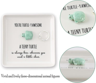 Bandeja anillos forma tortuga regalo mujer Día Madre