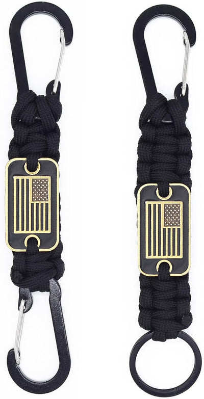 Collar cuerda paracaídas 550 con bandera EE.UU.