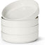 Set 4 Tazones Cerámica Gres 35oz para Pasta Ensalada