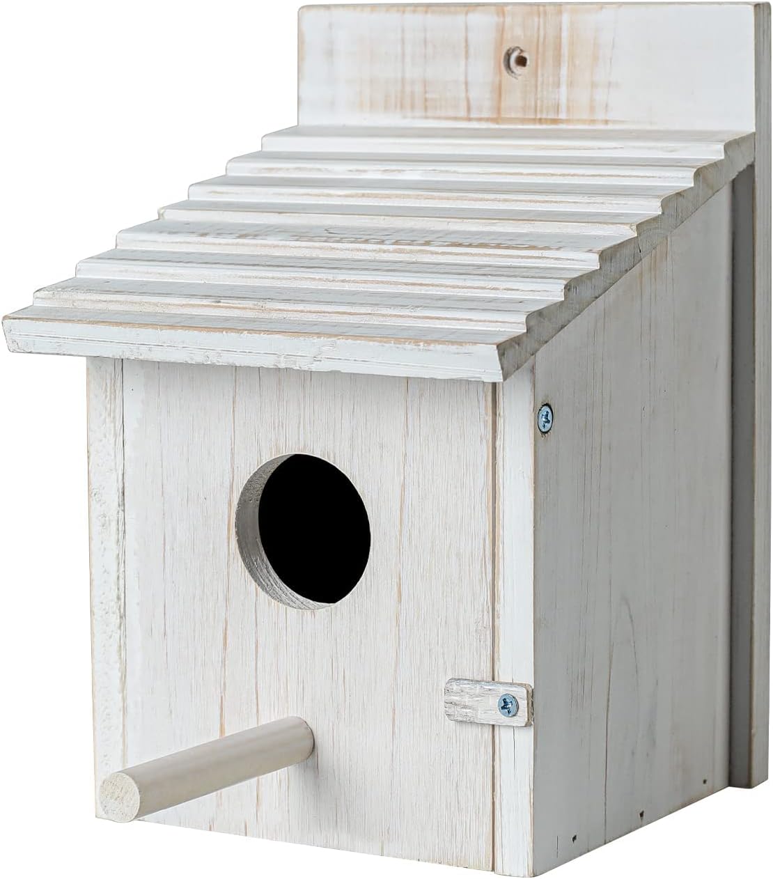 Casa madera pájaros exteriores resistente pinzones