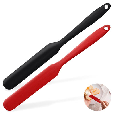Raspador silicona mango largo para mantequilla y glaseado 2uds
