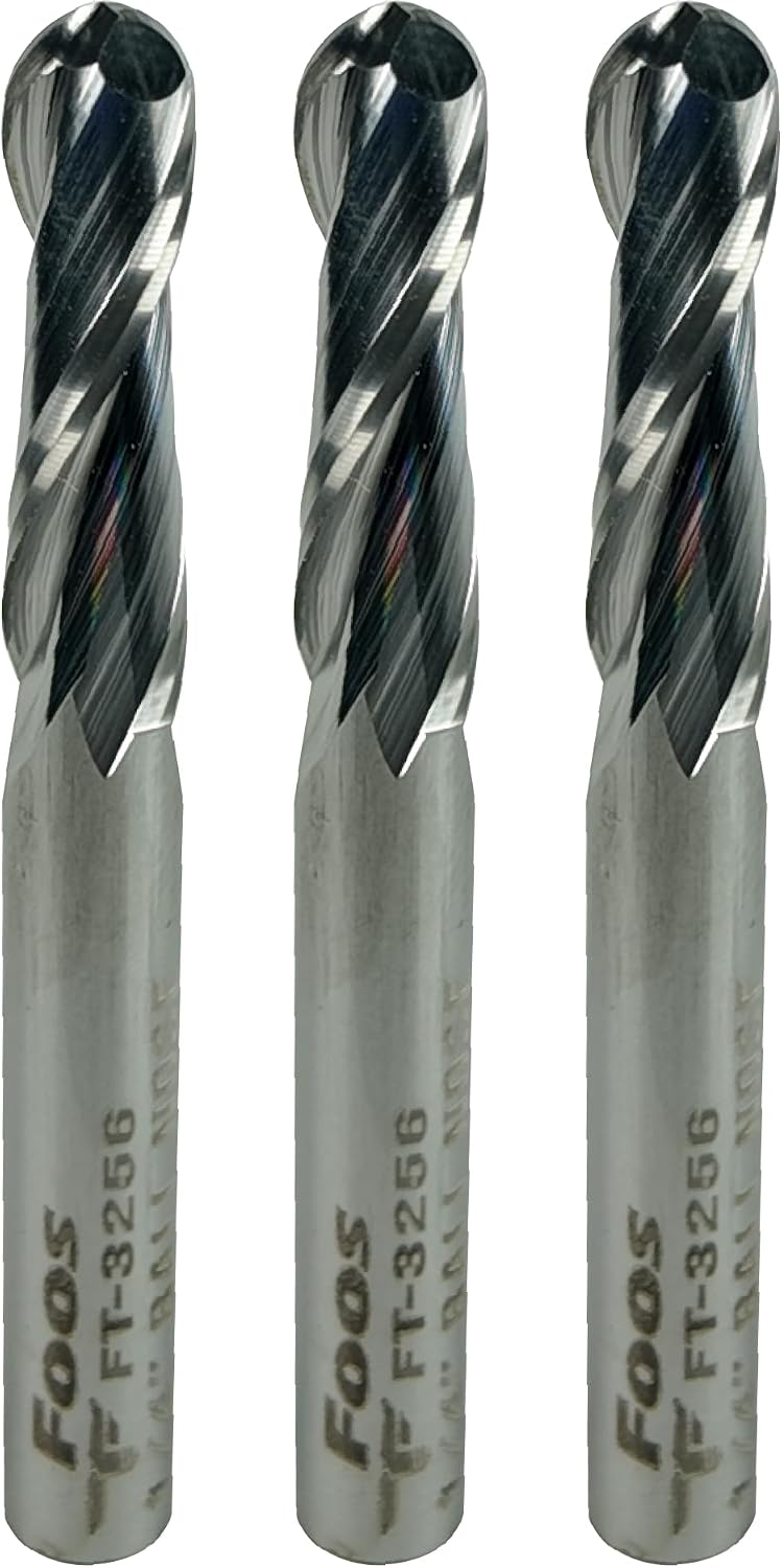 Set 3 brocas espiral carburo 1/4