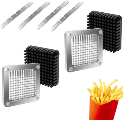 2 Cuchillas 1/4pulg Acero Inox para Cortadora Frutas